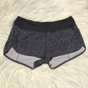 Lululemon black and white shorts